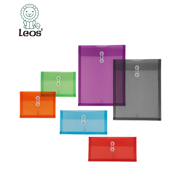 OEM Stationery A4 Plastic String Envelope Folder