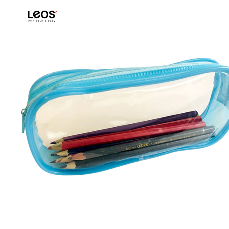 Plastic PVC Clear Pencil Bag with Zipper