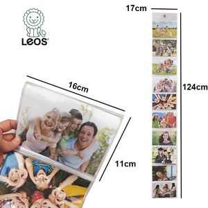 Clear PVC Wall Hanging Photo Pockets Reusable with Pocket Storage Organizer with 10 Pockets