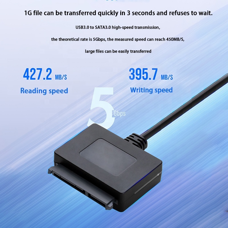 Promotional Sata Hard Disk Drive Cable For Data Transfer And Power Supply 2.5 Inch SSD HDD USB 3.0 Sata III Cable