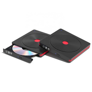 Factory Wholesale USB3.0 External Optical Drive Computer External DVD Burner CD Pattern Retro Mobile Optical Drive