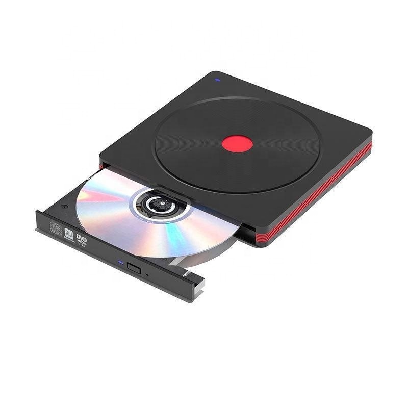 Factory Wholesale USB3.0 External Optical Drive Computer External DVD Burner CD Pattern Retro Mobile Optical Drive