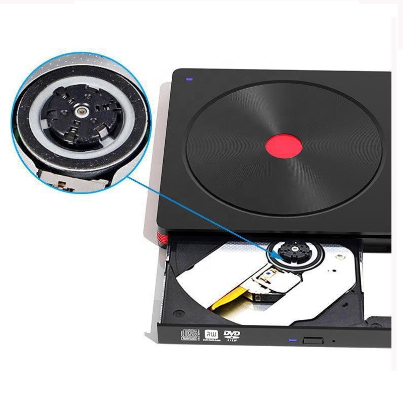 Factory Wholesale USB3.0 External Optical Drive Computer External DVD Burner CD Pattern Retro Mobile Optical Drive