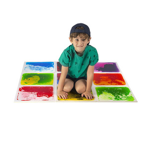 Liquid Sensory Floor Tiles Decorative Tiles Liquid Crystal Liquid Decorative Tiles Rubber Children Autism Kids CPC