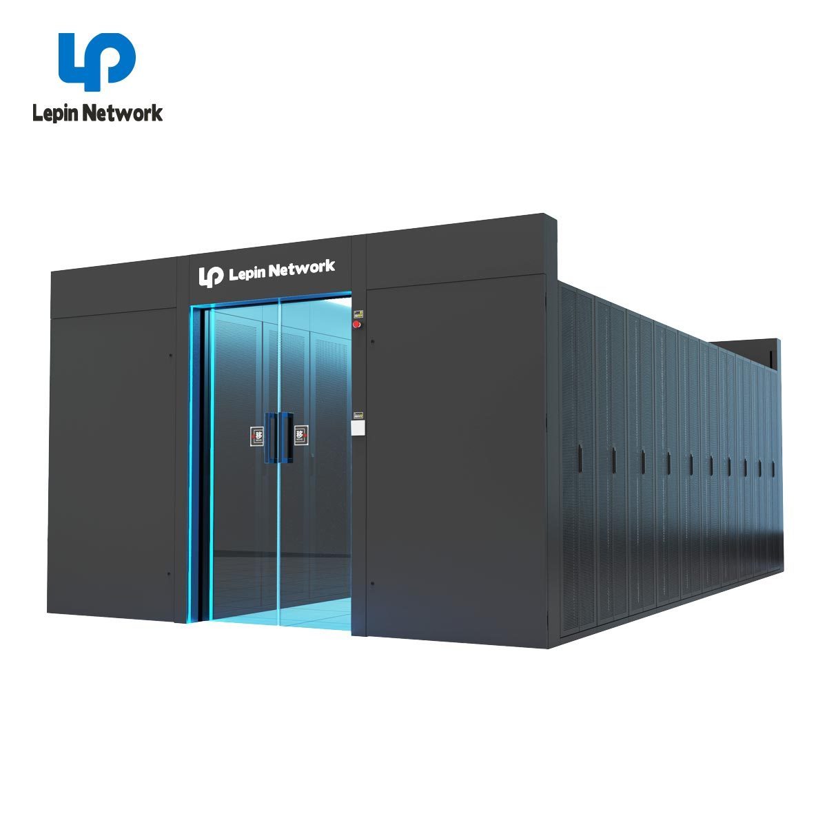 ningbo lepin factory hot sell smart data center aisle containment network cabinet glass door server rack 42u 47u cabinet price