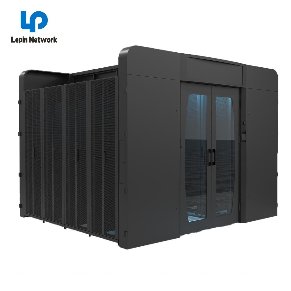 ningbo lepin factory hot sell smart data center aisle containment network cabinet glass door server rack 42u 47u cabinet price