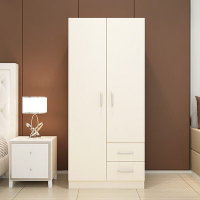 Simple wardrobe modern household bedroom solid wood cabinet wardrobe