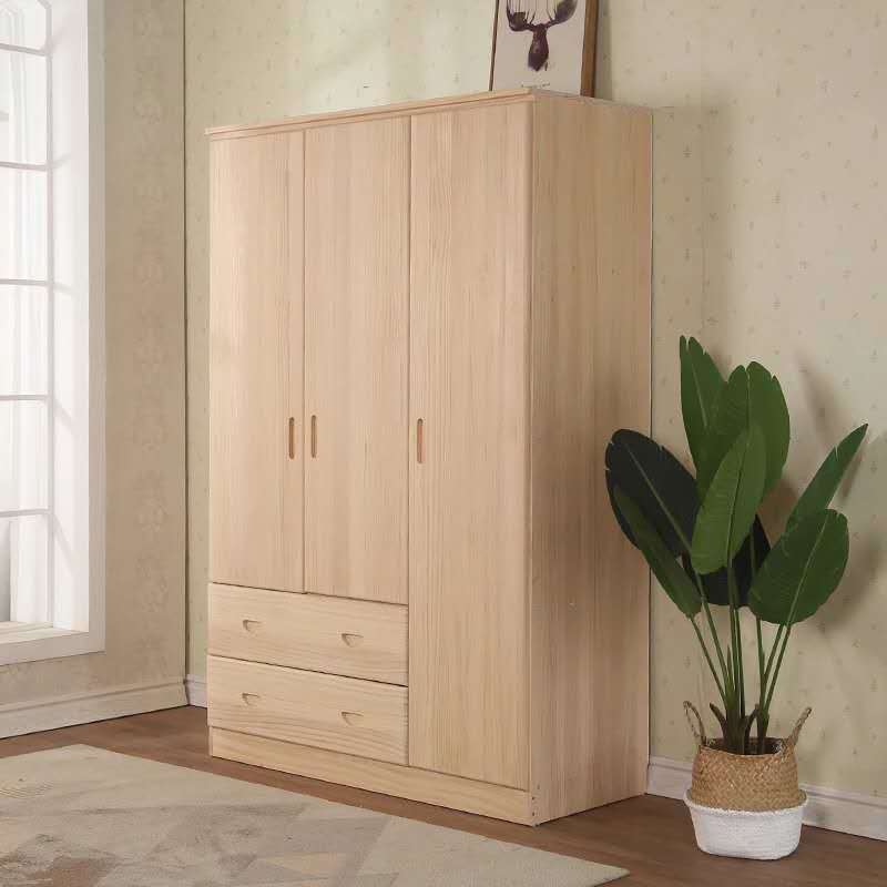 Baby Wooden Bedroom Furniture Baby Children Portable Free Standing Wardrobe Home Furniture Carton Modern Bedroom Closet 50pcs