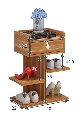 Simple multi-layer shoe rack Economical home space saving shoe cabinet storage simple small shelf cross-border