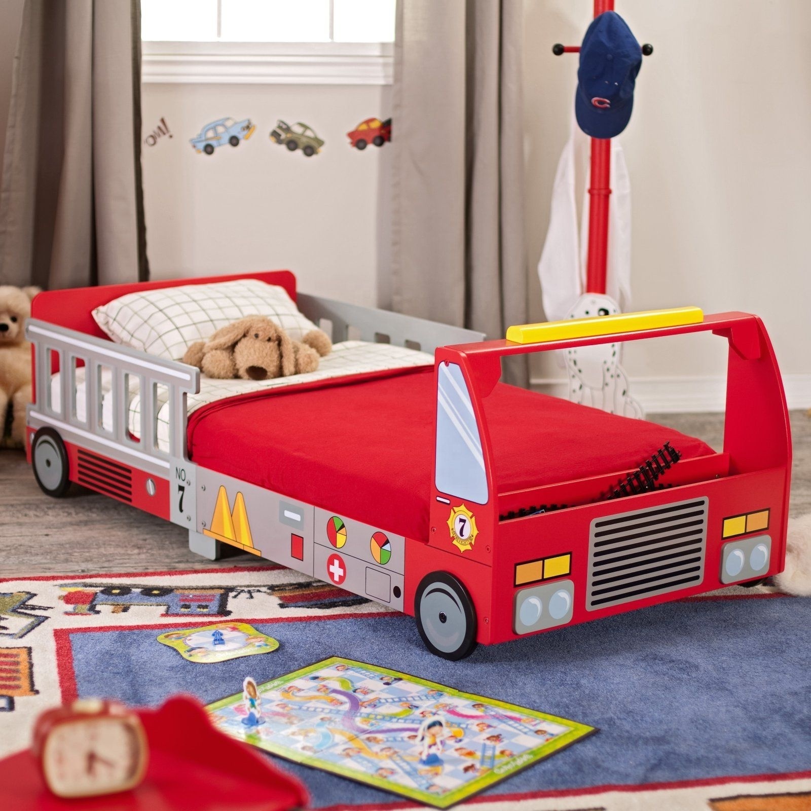 OEM & ODM Wholesale king size race car bed for kids boys