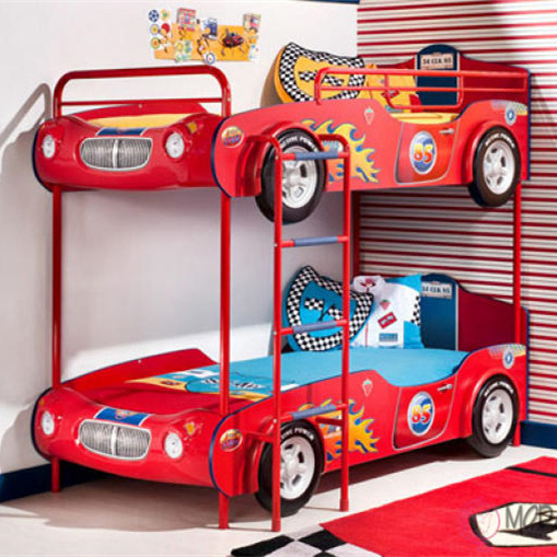 Colorful kids' beds car boy cars kids car bunk beds for sale