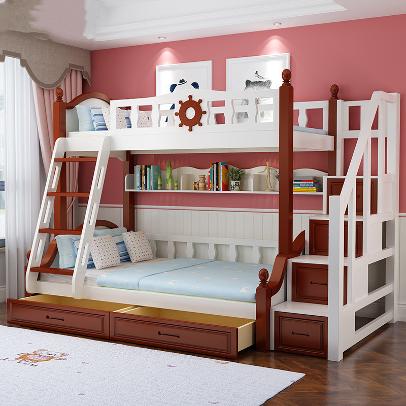 Children Bedroom Furniture Sets indoor room wooden kids bunk bed