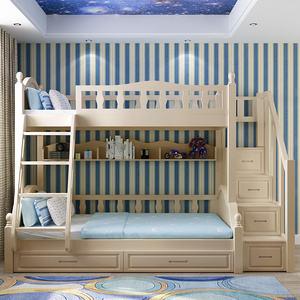 Children Bedroom Furniture Sets indoor room wooden kids bunk bed