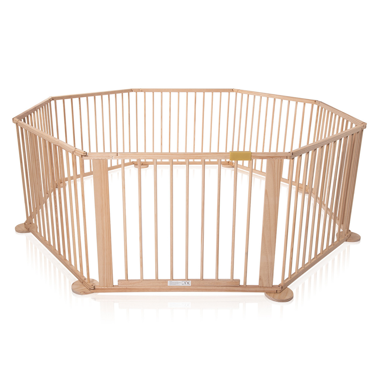 Wooden baby playpen Square Baby Fence Wooden Playpen Kids Crawling Guardrail