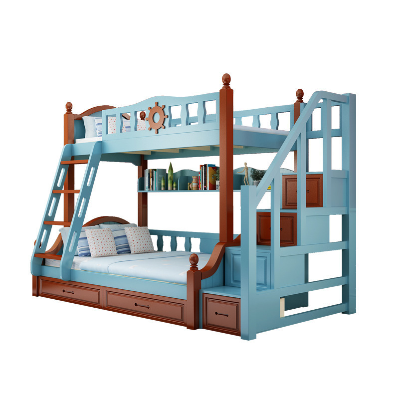 Children Bedroom Furniture Sets indoor room wooden kids bunk bed