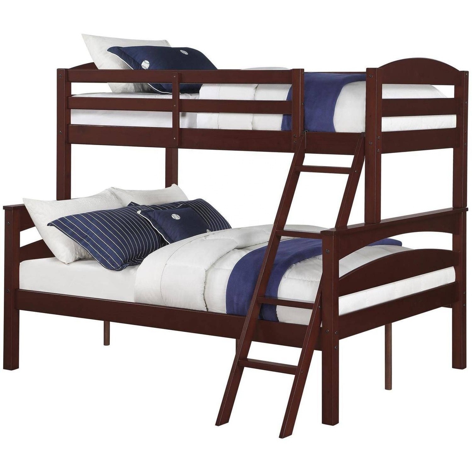 Solid Wood Children Kids Bunk Bed Baby Modern Bedroom Furniture