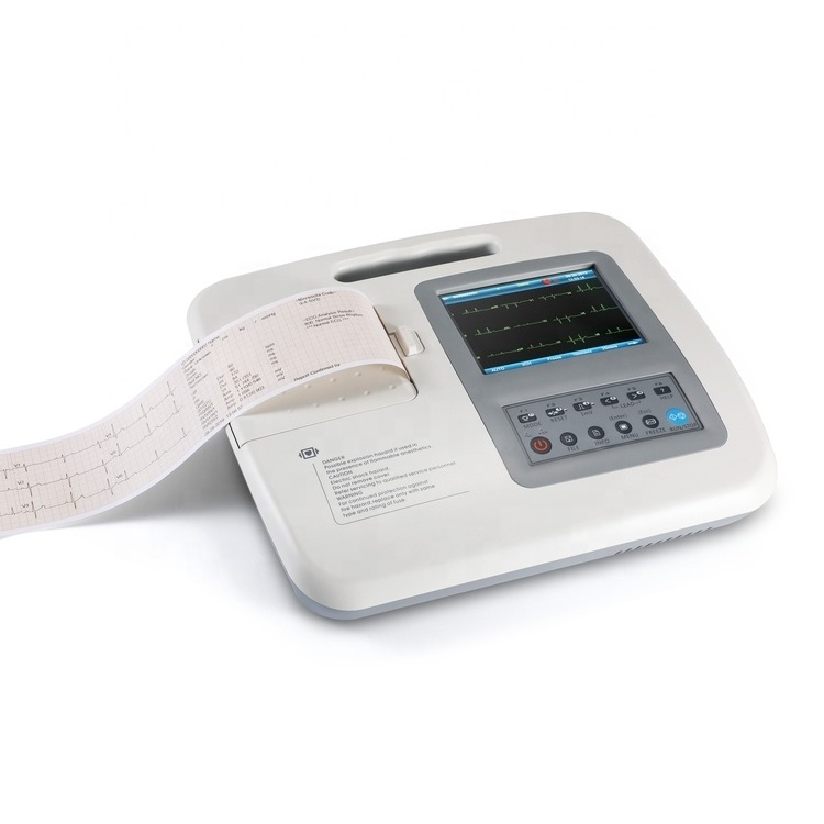 Advanced technology automatically saves, detects and observes ECG waveform digital three-channel ECG