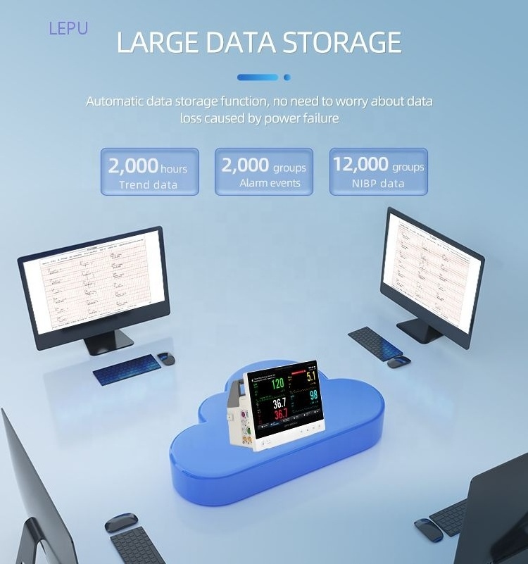 ICU monitor medical equipment New product 2021 Chinese hospital equipment vital signs portable multi-parameter patient monitor