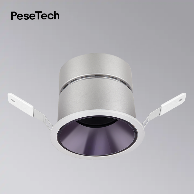 Elegant aluminum recessed anti-glare cutout 75mm  cob downlight led recessed lighting spot lights