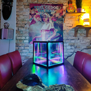 PeseTech new kind event party, Disco club decoration led ambient light cube smart infinite dimensions RGB light