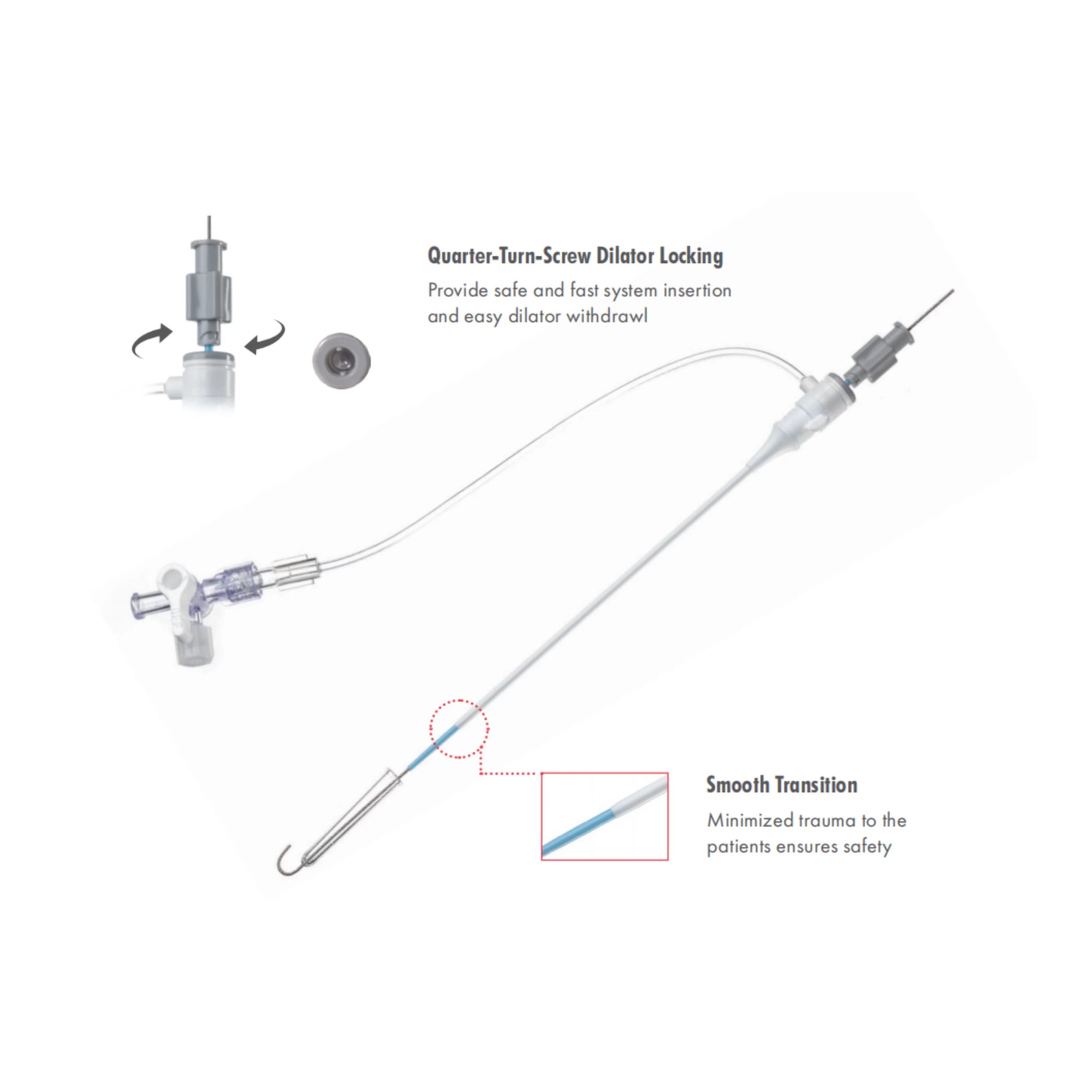 Lepu Medical Femoral Sheath 4-9F Percutaneous Sheath Introducer Kit