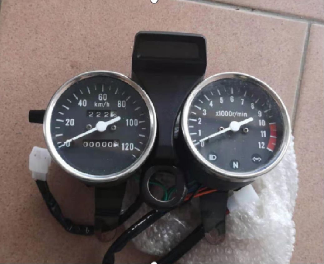 Hot sale Motorcycle Dashboard GN125 Universal Mechanical and Digital Speed Meter pizarra Kit Assy Wholesale price OEM Customized