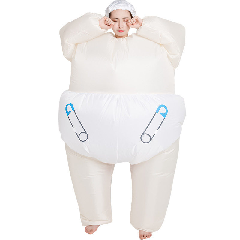 Promotional Activities Inflatable Costume Ballet Giant Baby Captain Adult Cartoon Doll Fat Man Inflatable Costume