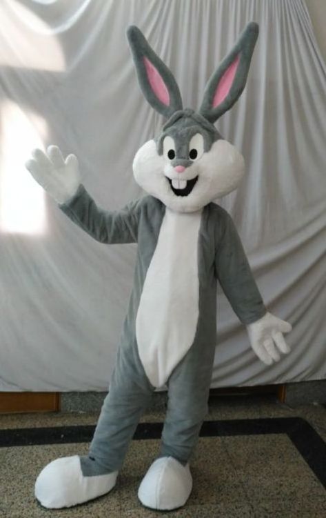 Wholesale Popular Cartoon Character Funny Easter Lovely Rabbit Bugs Bunny Mascot Animal Cosplay Costumes For Adult