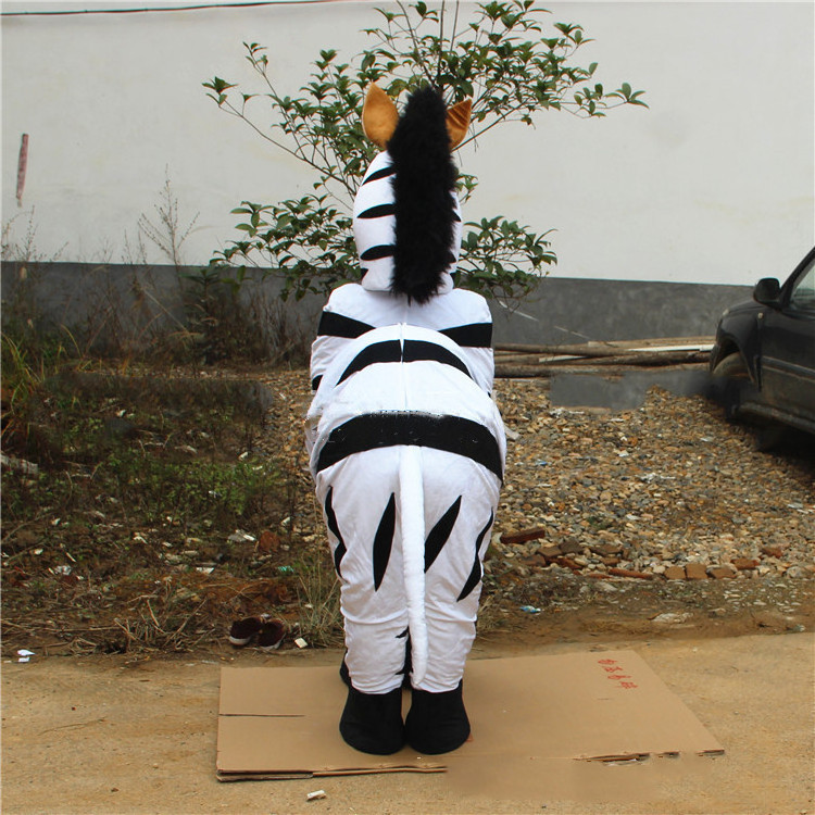 Wholesale 2 Person Horse Zebra Animal Cartoon Mascot Costume For Adult