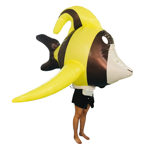 Advertising Walking Mascot inflatable fish costume cosplay suit for sale