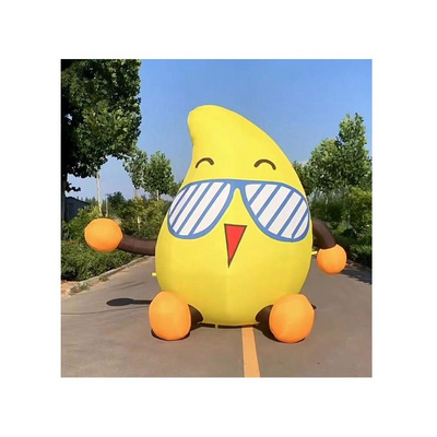 Advertising Decoration Inflatable Fruit Balloon,Colorful Cute Inflatable Mangoes Model With Glasses For Decoration