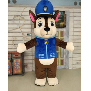 Funny Moving Cartoon PAW Dog Patrol Dog Plush inflatable mascot costume cartoon character suit for adults