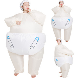 Promotional Activities Inflatable Costume Ballet Giant Baby Captain Adult Cartoon Doll Fat Man Inflatable Costume