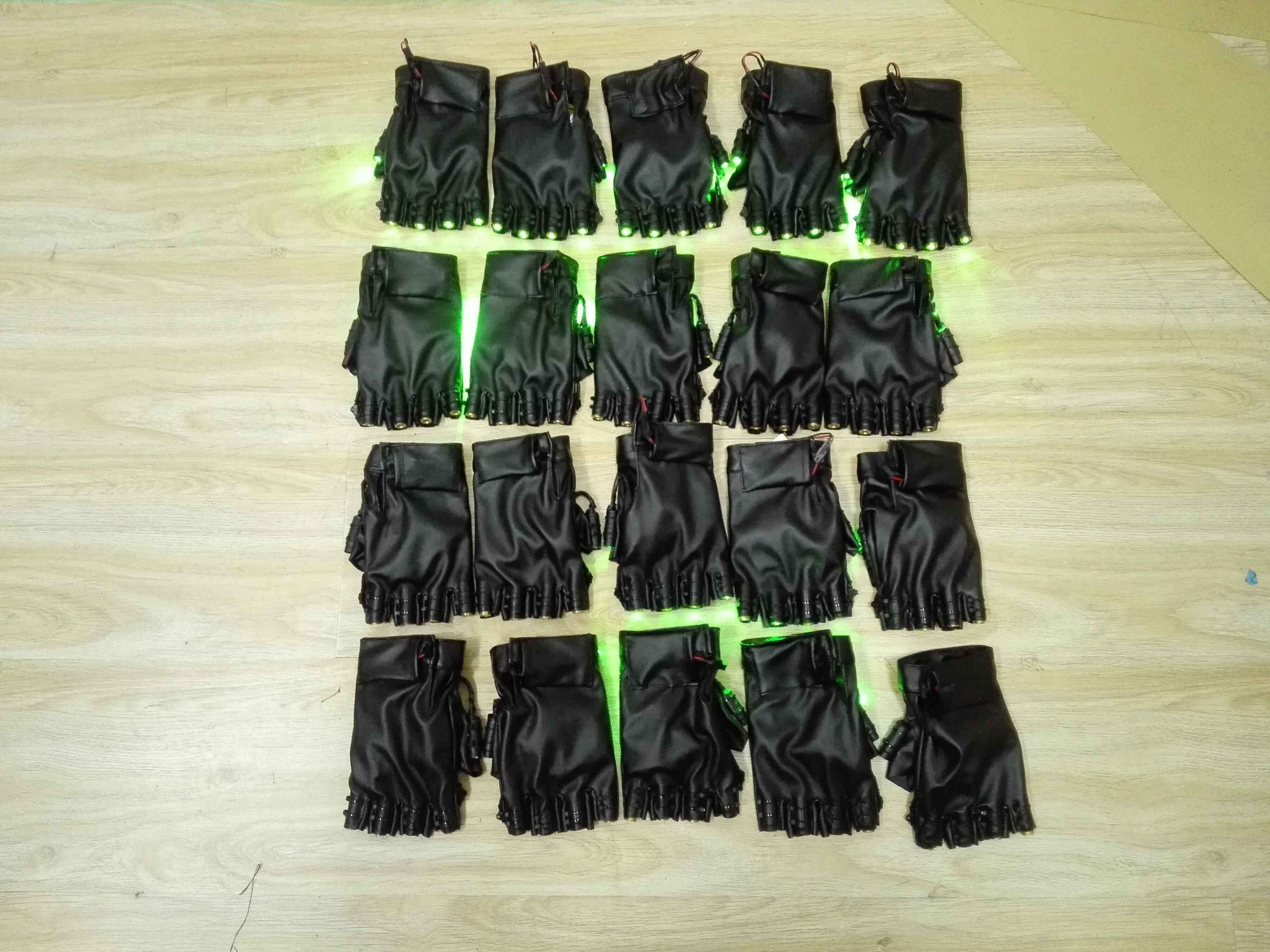 Night Club Red Green Purple Laser Gloves Dancing Stage Glove For Dj Club Party