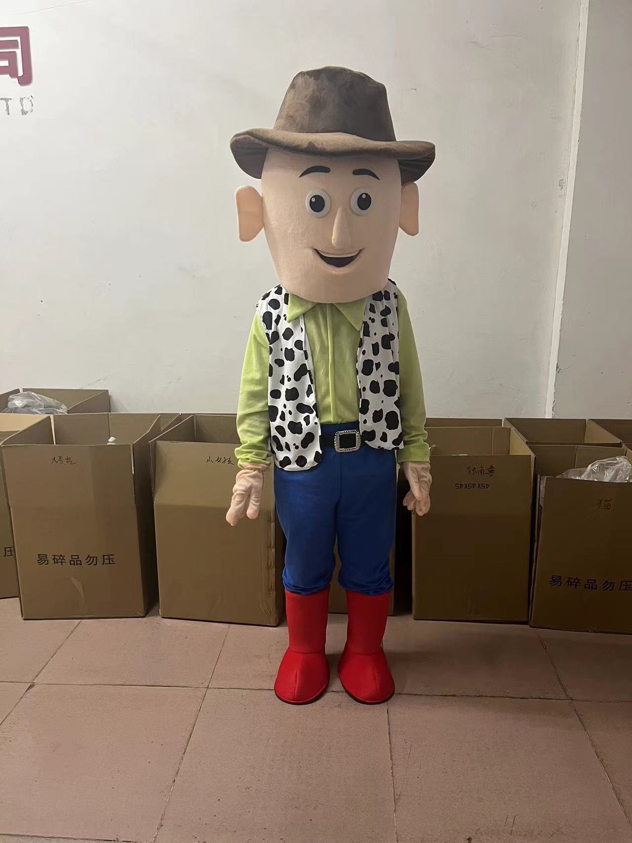 Popular Running Fun Woody Mascot Costume Cartoon Character Cosplay Suit For Adults