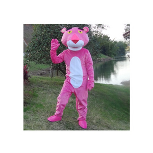 Customized The Popular Pink Panther Animal Cartoon Tiger Mascot Costume For Carnival Parade