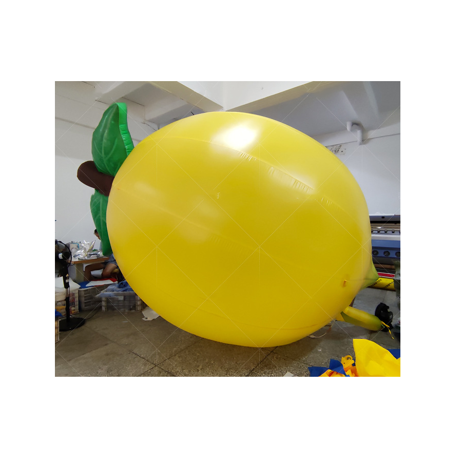 2023 Hot Sale Decoration Lemon Model Giant Inflatable Lemon For Advertising