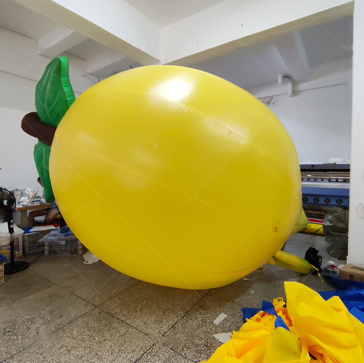 2023 Hot Sale Decoration Lemon Model Giant Inflatable Lemon For Advertising