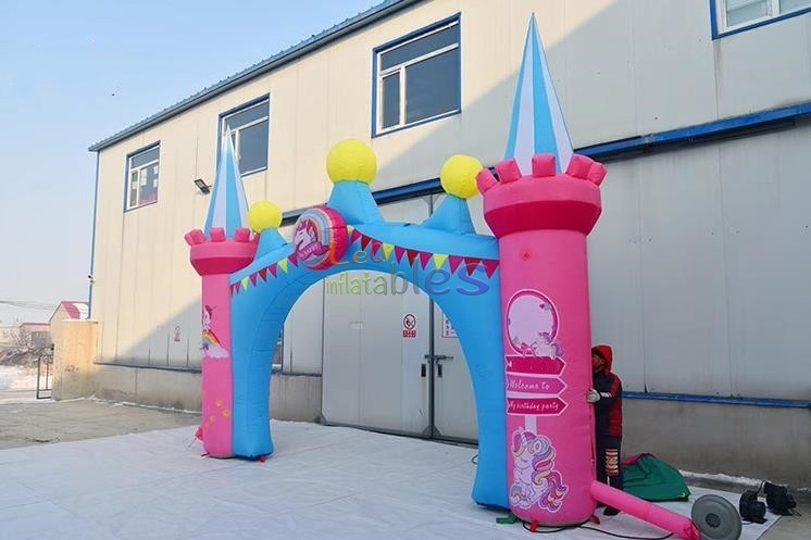 New Design Cartoon advertising inflatables custom Little Pony arches inflatable arch for party