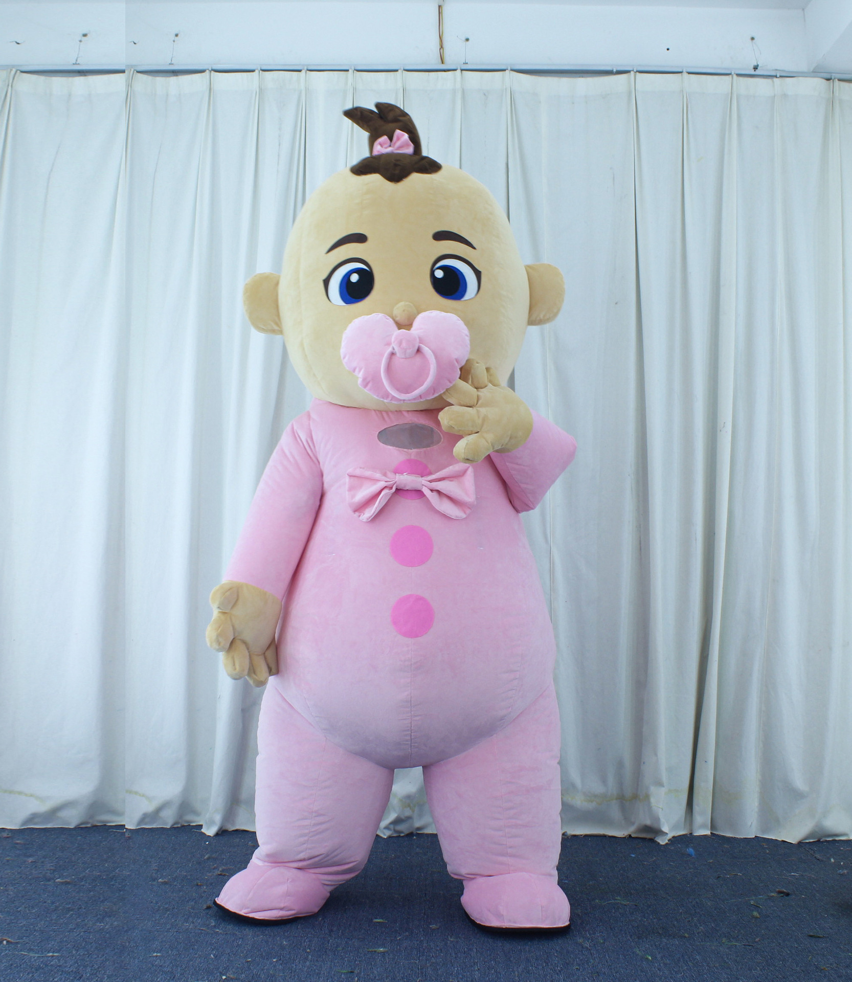 2m/2.6m 6.6ft/8.5ft Top Quality Inflatable Baby Mascot Costume Pink And Blue Boy/Girl Baby Mascot Costume Cosplay Suit