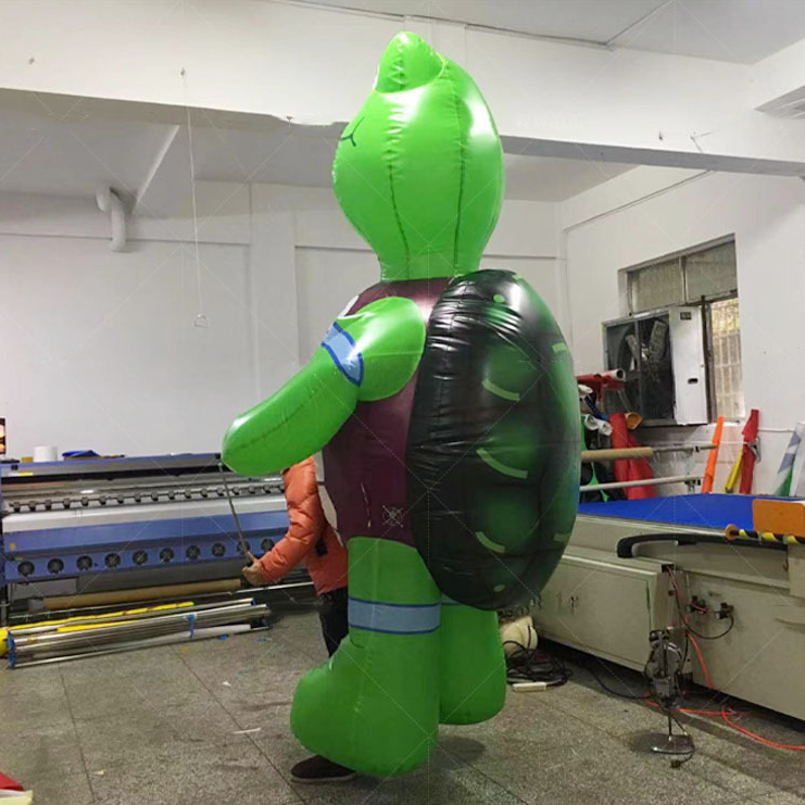 3m 10ft Outdoor Advertising inflatable turtle figures costume customized inflatable tortoise puppet movable turtle costume