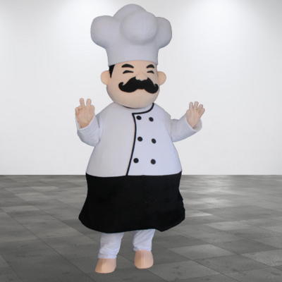 Running Fun Mascot Costume Custom Adults Chef Mascot Costume Advertising Suit For Event