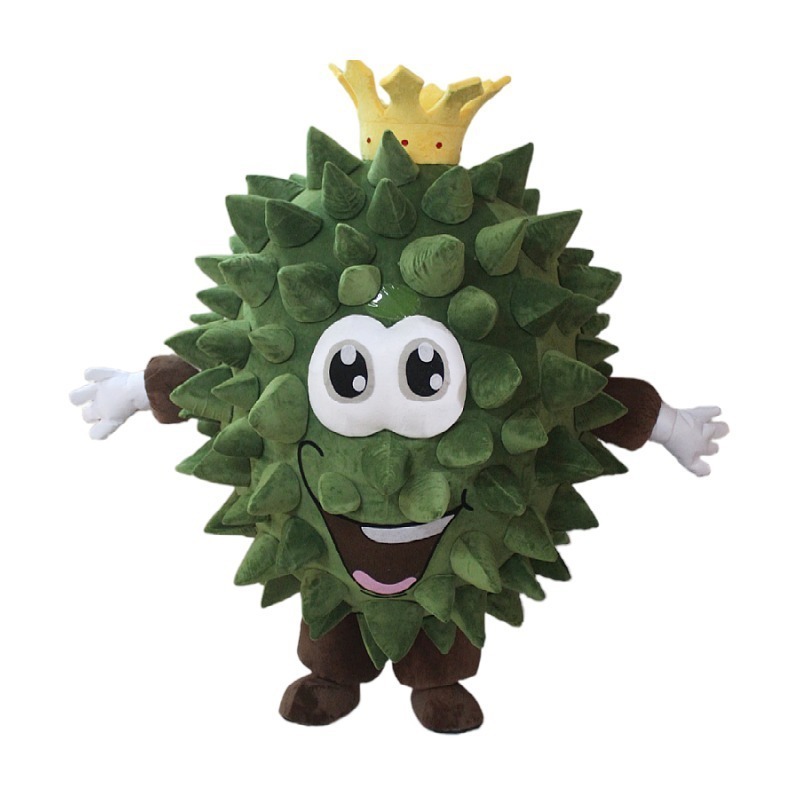 Entertainment Green Inflatable Durian Mascot Performance Wearable Walking Adult Fruit Costumes For Sale