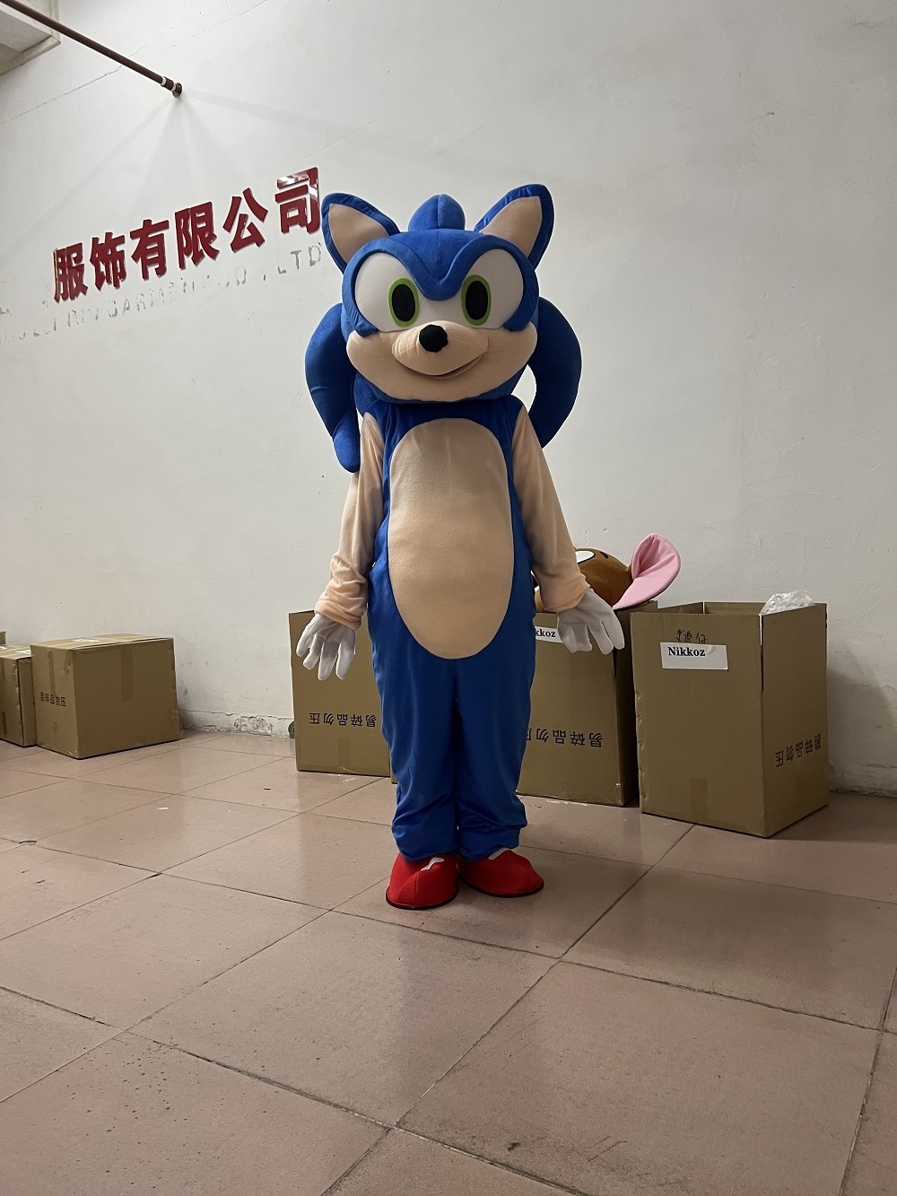 Custom Sonic Mascot Costume For Adults Cartoon Characters Costumes Fancy Dress For Cosplay Party