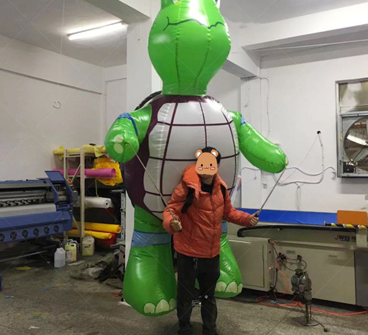 Giant Inflatable Turtle Custom Inflatable Animal Costume Walking Suits For Event Parade Decoration