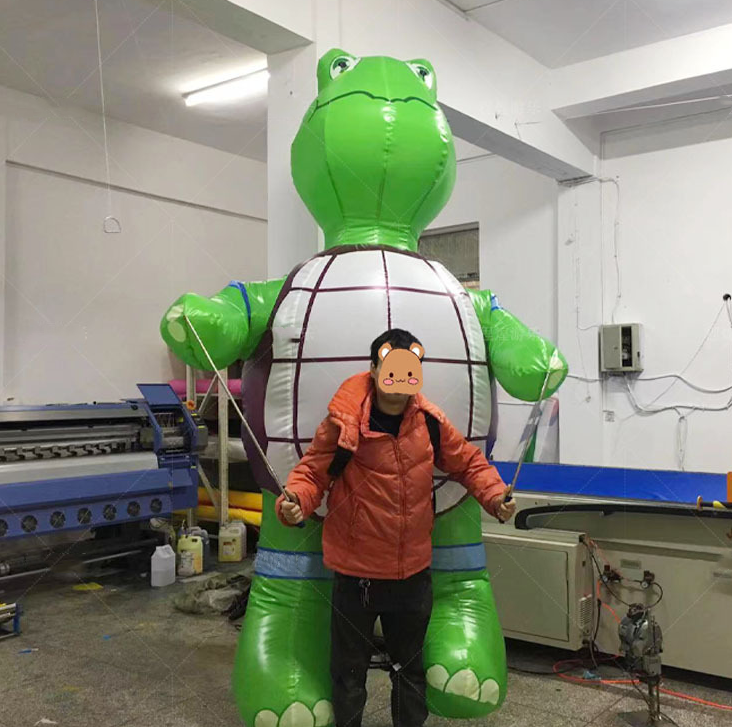 3m 10ft Outdoor Advertising inflatable turtle figures costume customized inflatable tortoise puppet movable turtle costume