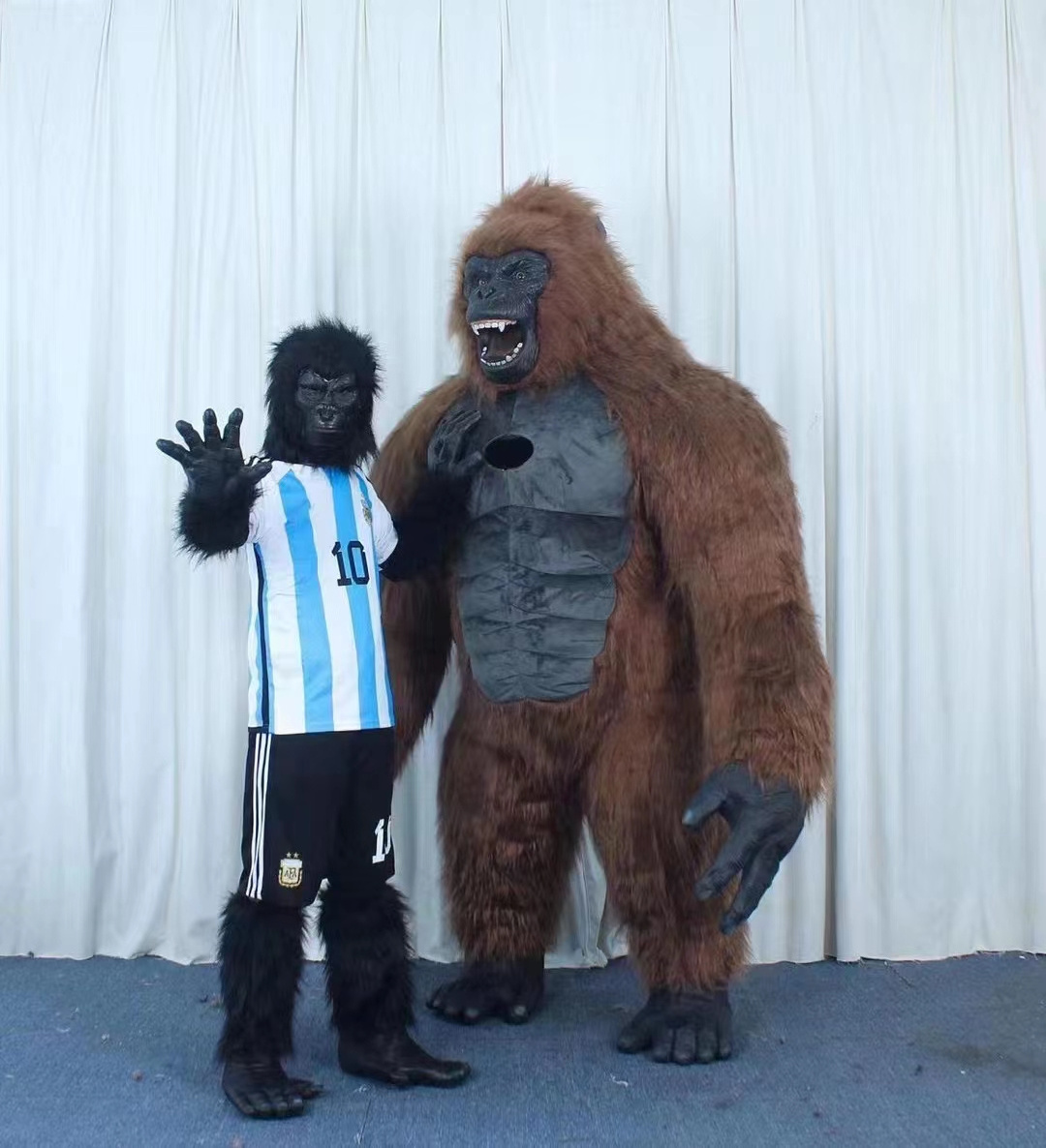 New Arrive Inflatable Gorilla Mascot Costume 2.6m King Kong Custom Anime Cosplay Mascotte Theme Fancy Dress Carnival