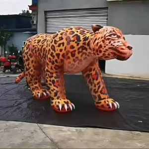 Outdoor Giant inflatable leopard inflatable panther animal for event decoration