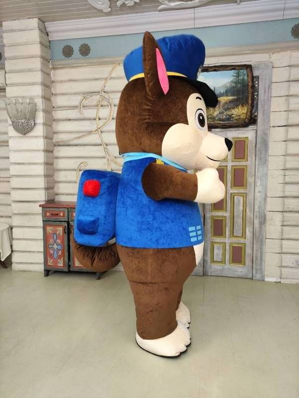 Funny Moving Cartoon PAW Dog Patrol Dog Plush inflatable mascot costume cartoon character suit for adults