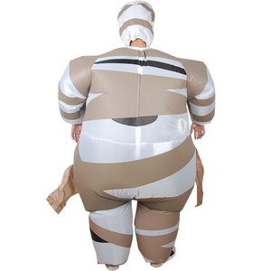 Wholesale Inflatable Egypt Mummy Costume Halloween Christmas Carnival Inflatable Costume For Sale